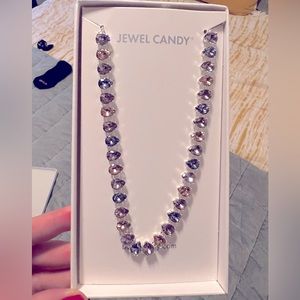 Bomb Party Jewel Candy Necklace Grape Candy Crush